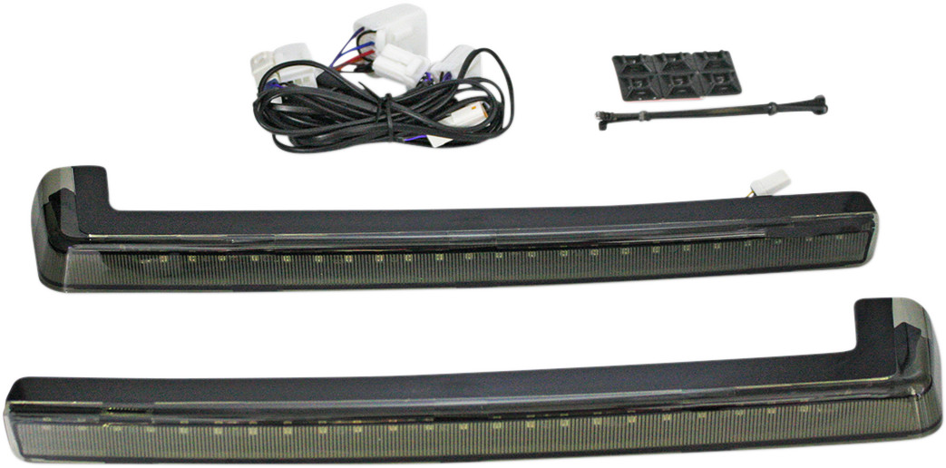 Custom Dynamics ProBEAM LED Run Brake Turn Tour-Pak Arms Smoke PB-TP-ARM-TPCS