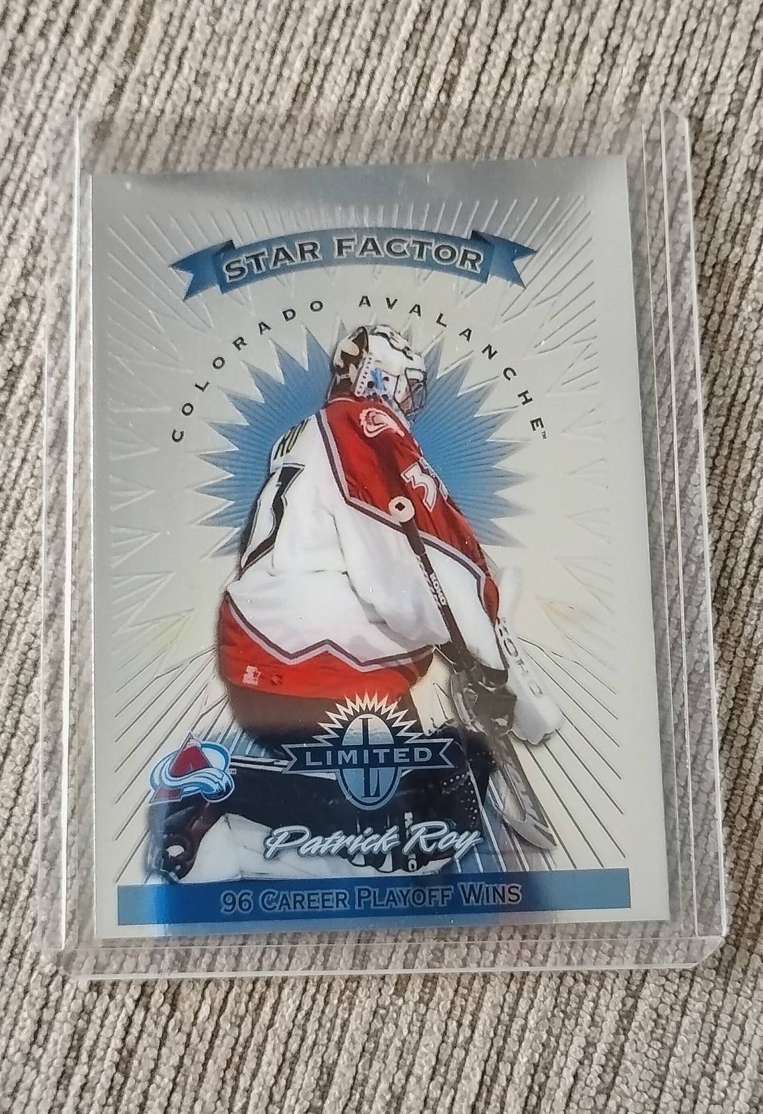 1997-98 Donruss Limited  Patrick Roy Star Factor 