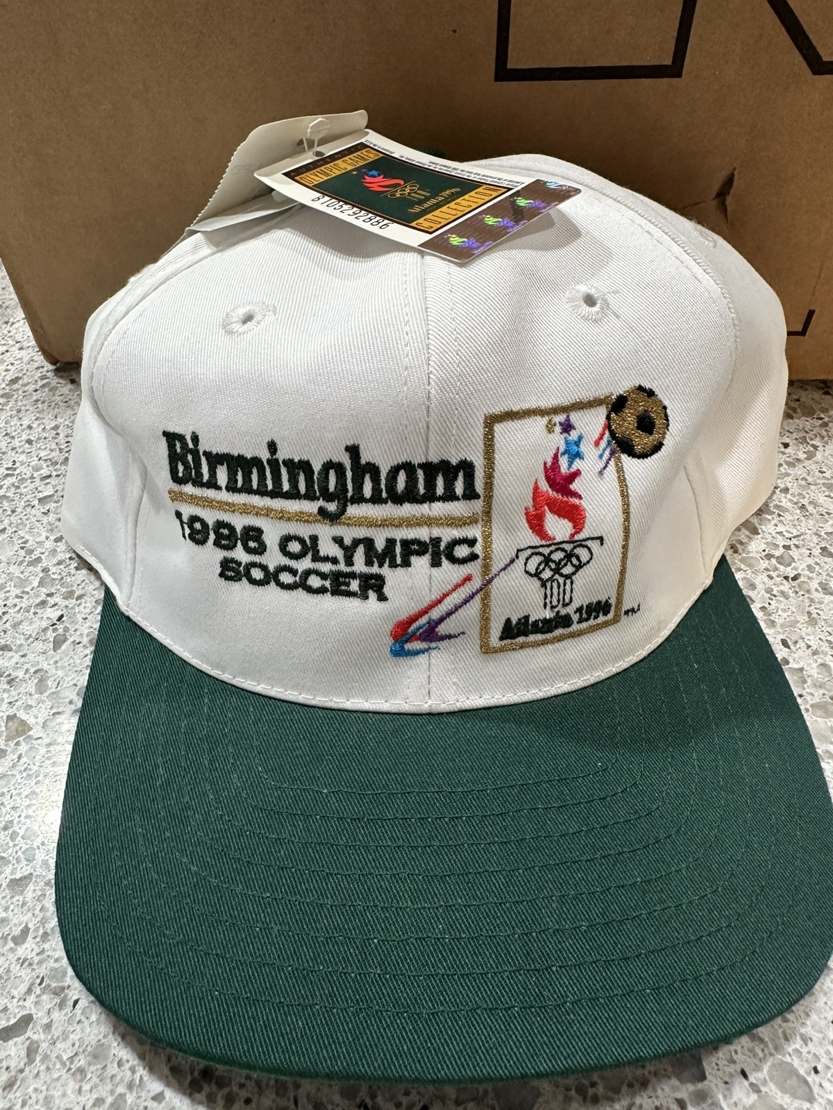 Birmingham 1996 Olympic Soccer Hat The Game Adjustable Snapback Vintage NWT