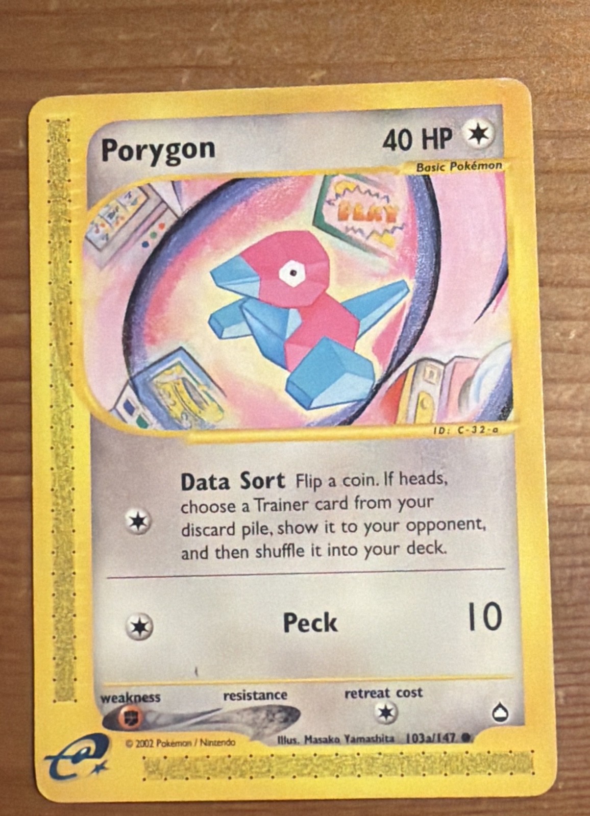 Porygon (103a) 103A/147 Aquapolis Regular Porygon (103a) 103A/147 Aquapolis Regular