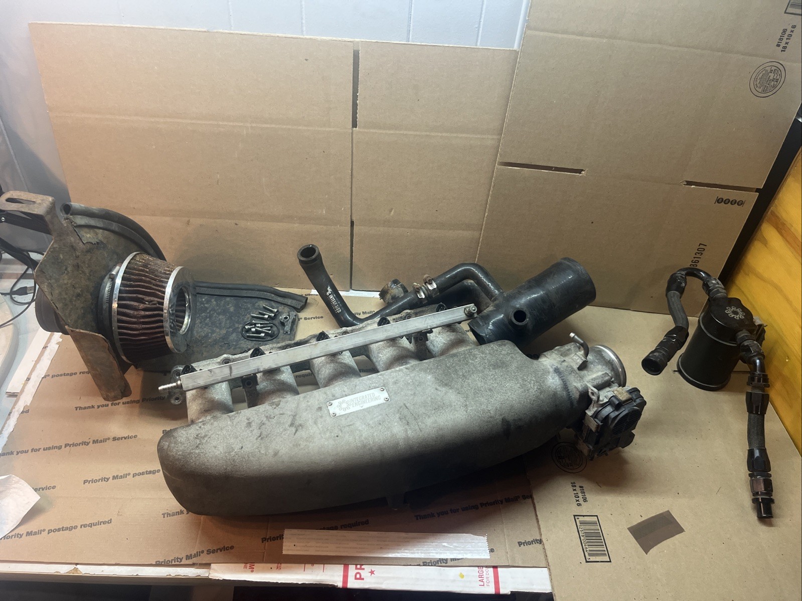 Used (PARTS) Integrated Engineering Intake Kit Vw 2.5 2006-2010 IEIMVB1-BK