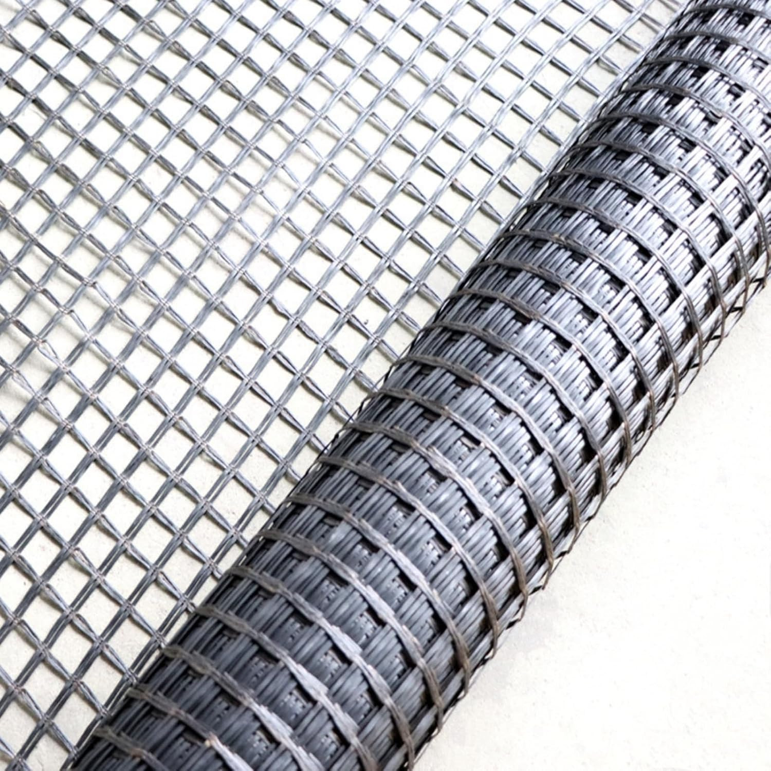 Universal Retaining Wall Geogrid Roll 4' X 98' for Walls up to 6 Feet in Height