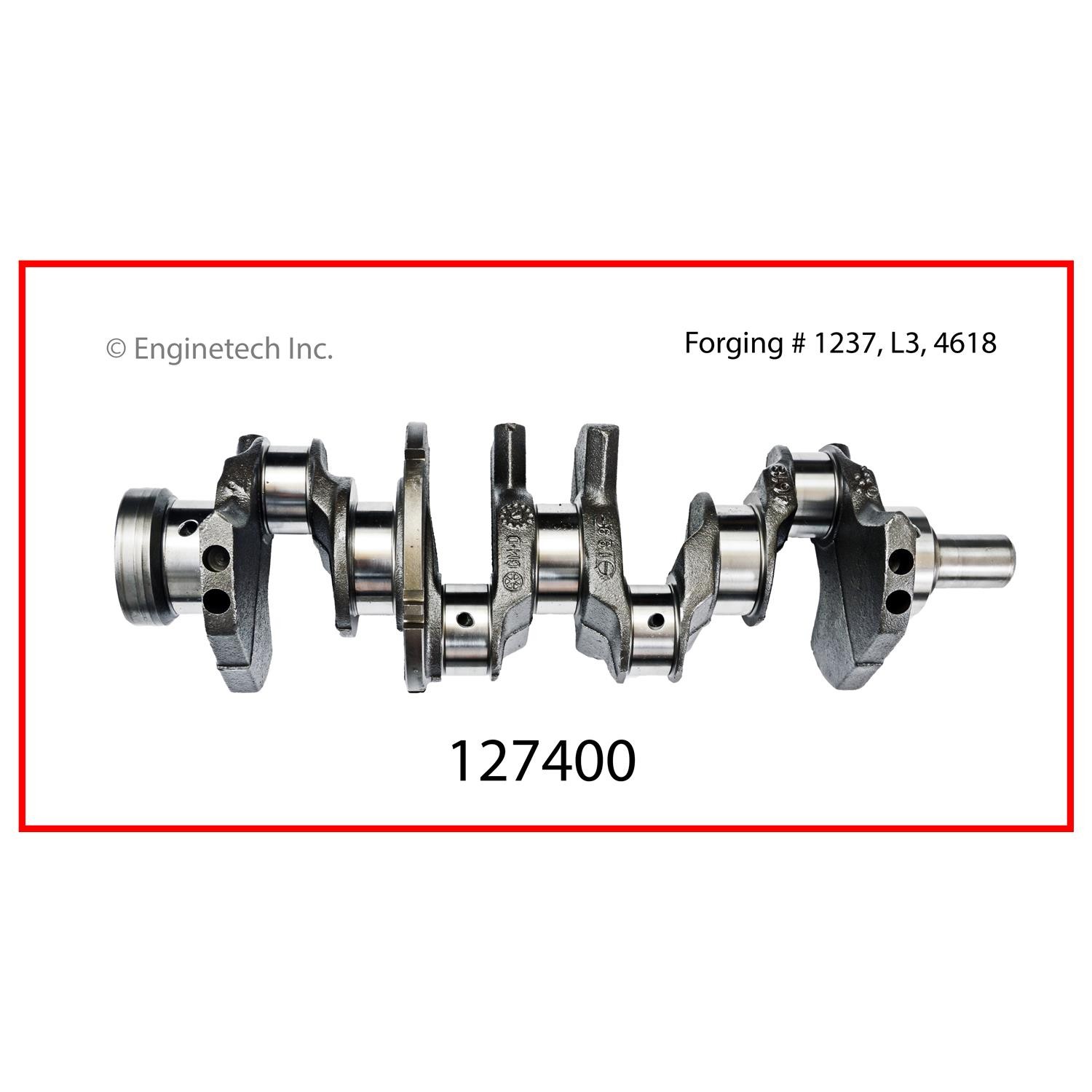 Crankshaft Kit w/ Bearings for 1990-1997 Chevy GM 2.2L 134 OHV L4