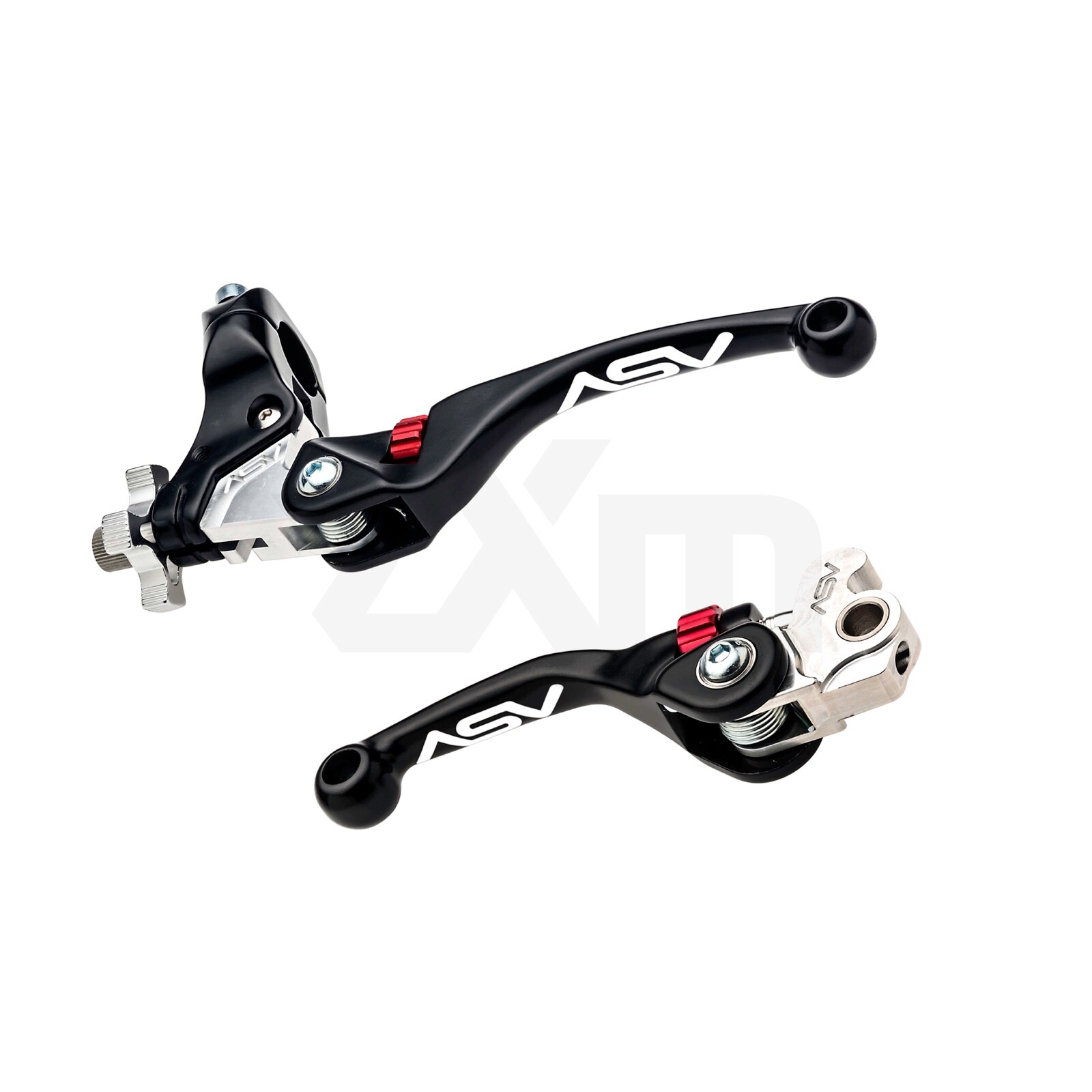 2007-2024 Yamaha Raptor 700/R ASV F4 Series Brake & Clutch Lever PAIR PACK Black