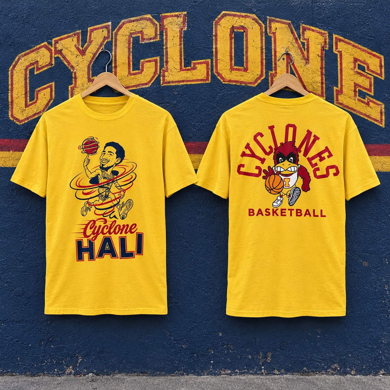 HOT 2026 Iowa State #Cyclones Tyrese Haliburton Gold Out T-Shirt