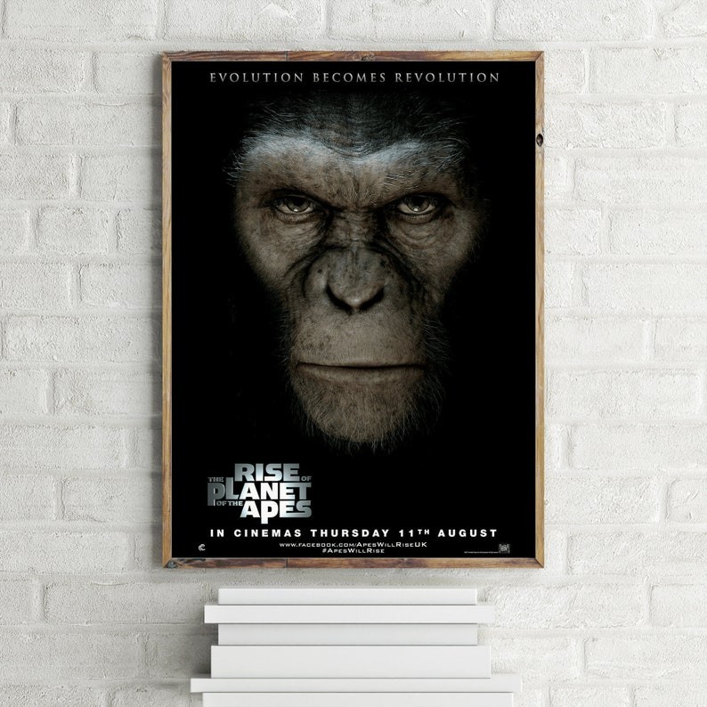 Rise of the Planet of the Apes Sci-Fi Movie Poster
