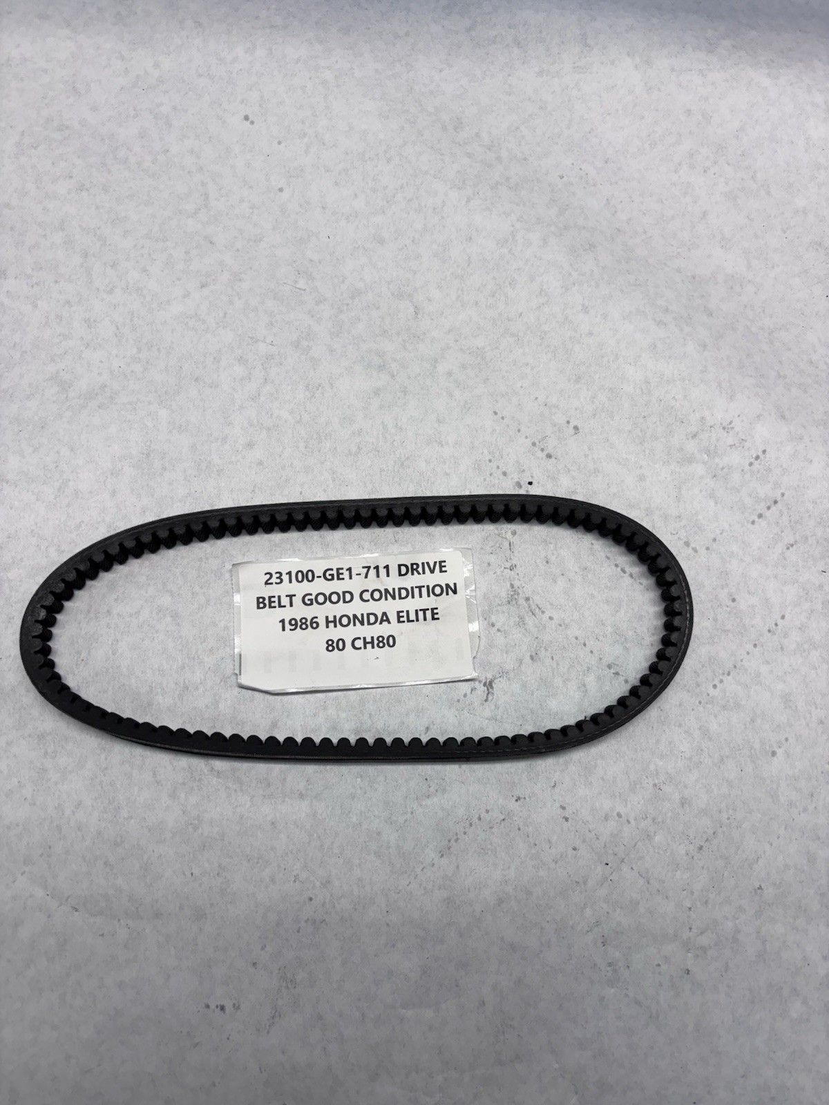 23100-GE1-711 REAR DRIVE BELT GOOD CONDITION 1986 HONDA ELITE 80 CH80