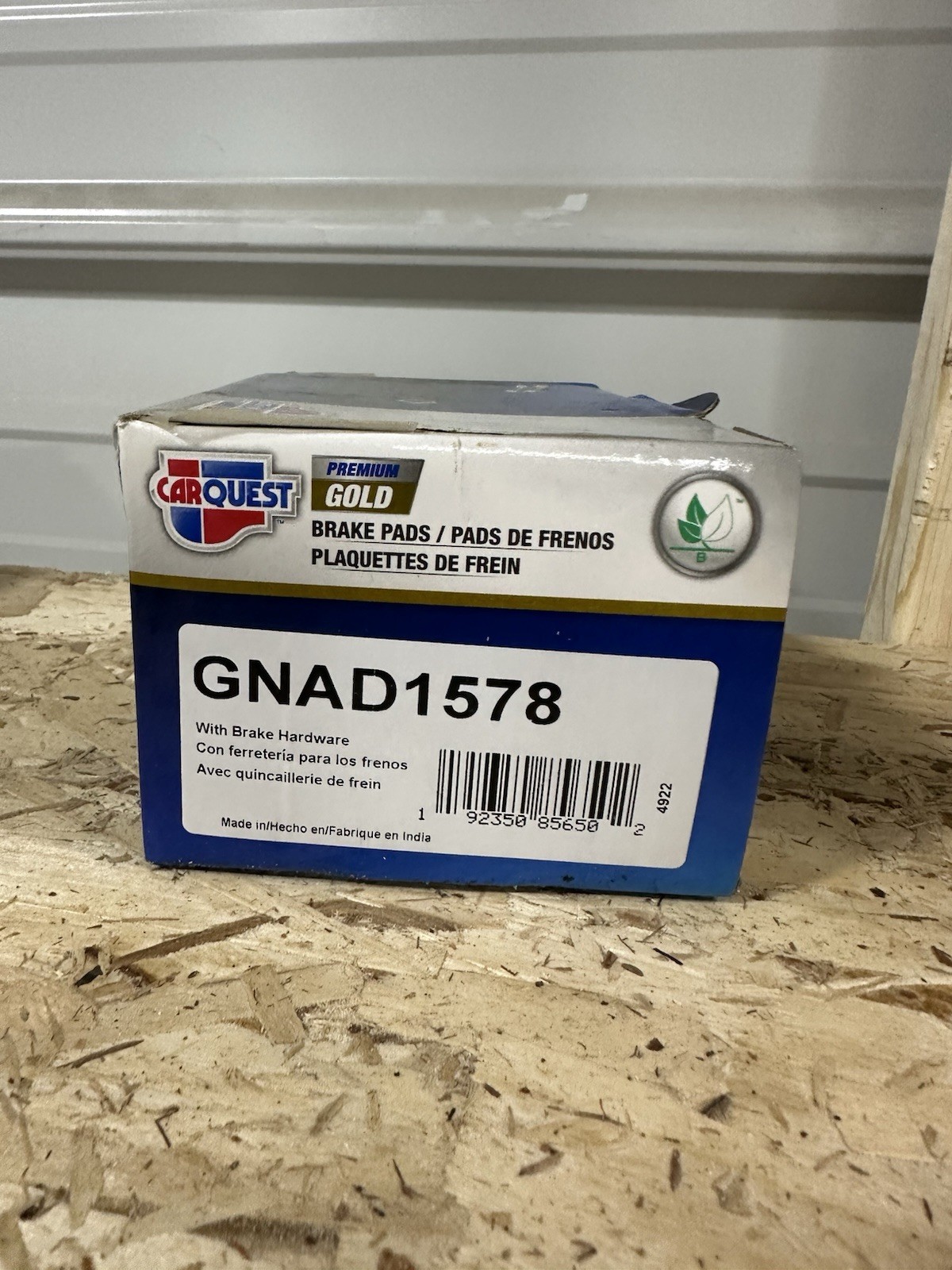 Carquest GNAD1578 Premium Gold Ceramic Brake Pads