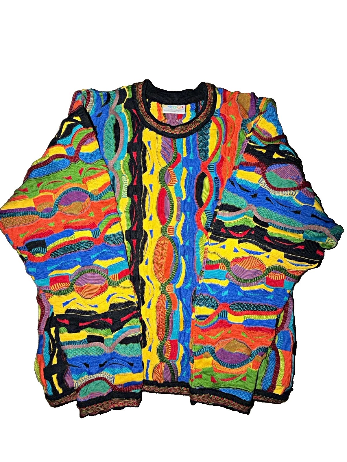 vintage 1990s COOGI Australia 3D Mercerized Cotton Crewneck Sweater vintage 1990s COOGI Australia 3D Mercerized Cotton Crewneck Sweater