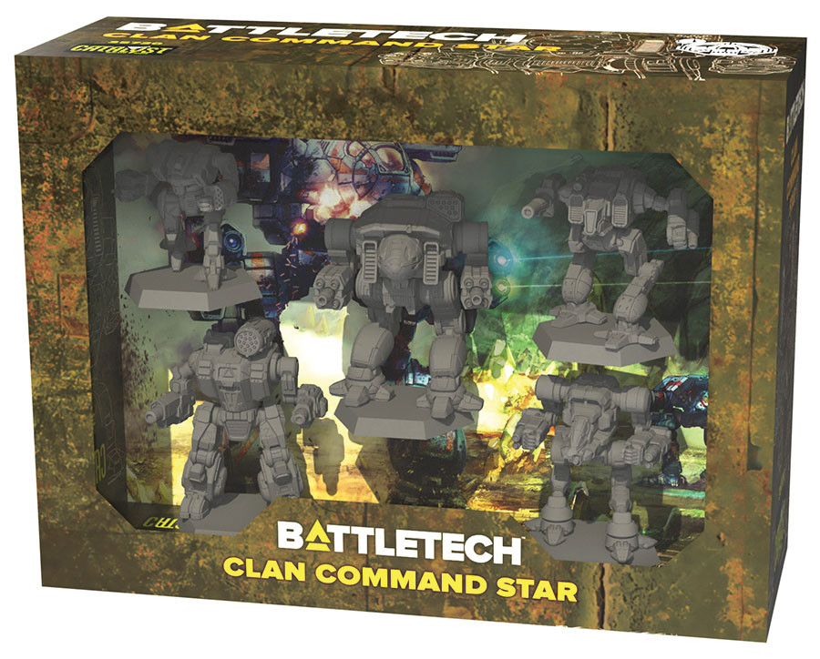 Clan Command Star Force Pack Battletech Miniatures Game Catalyst Game Labs