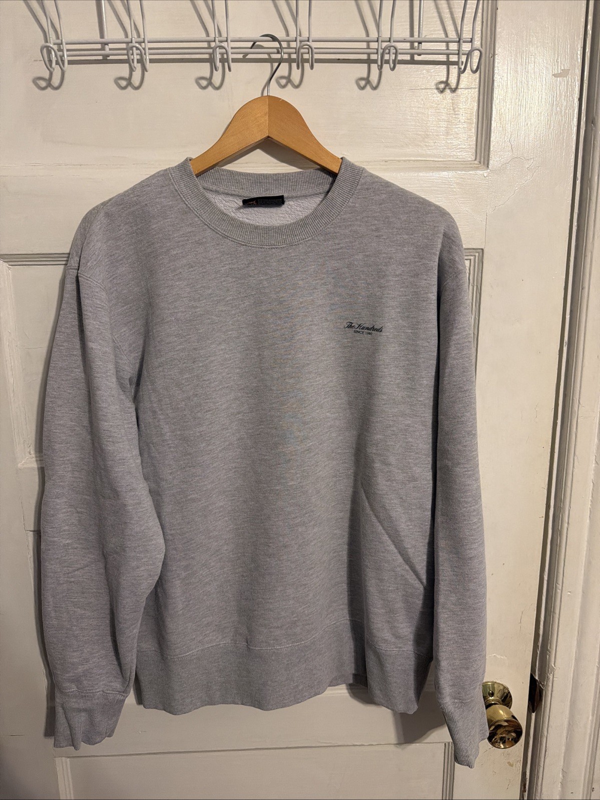 The Hundreds Crewneck Sweater Gray  Large Pullover Sweatshirt