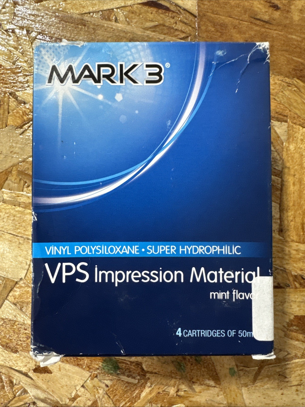 MARK3 VPS Impression Material - Light Body - Fast Set, 4 x 50 ml Cartridges MARK3 VPS Impression Material - Light Body - Fast Set, 4 x 50 ml Cartridges