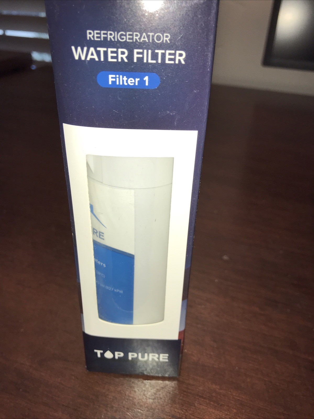 New Top Pure refrigerator water filter Filter #1 Factory sealed New Top Pure refrigerator water filter Filter #1 Factory sealed