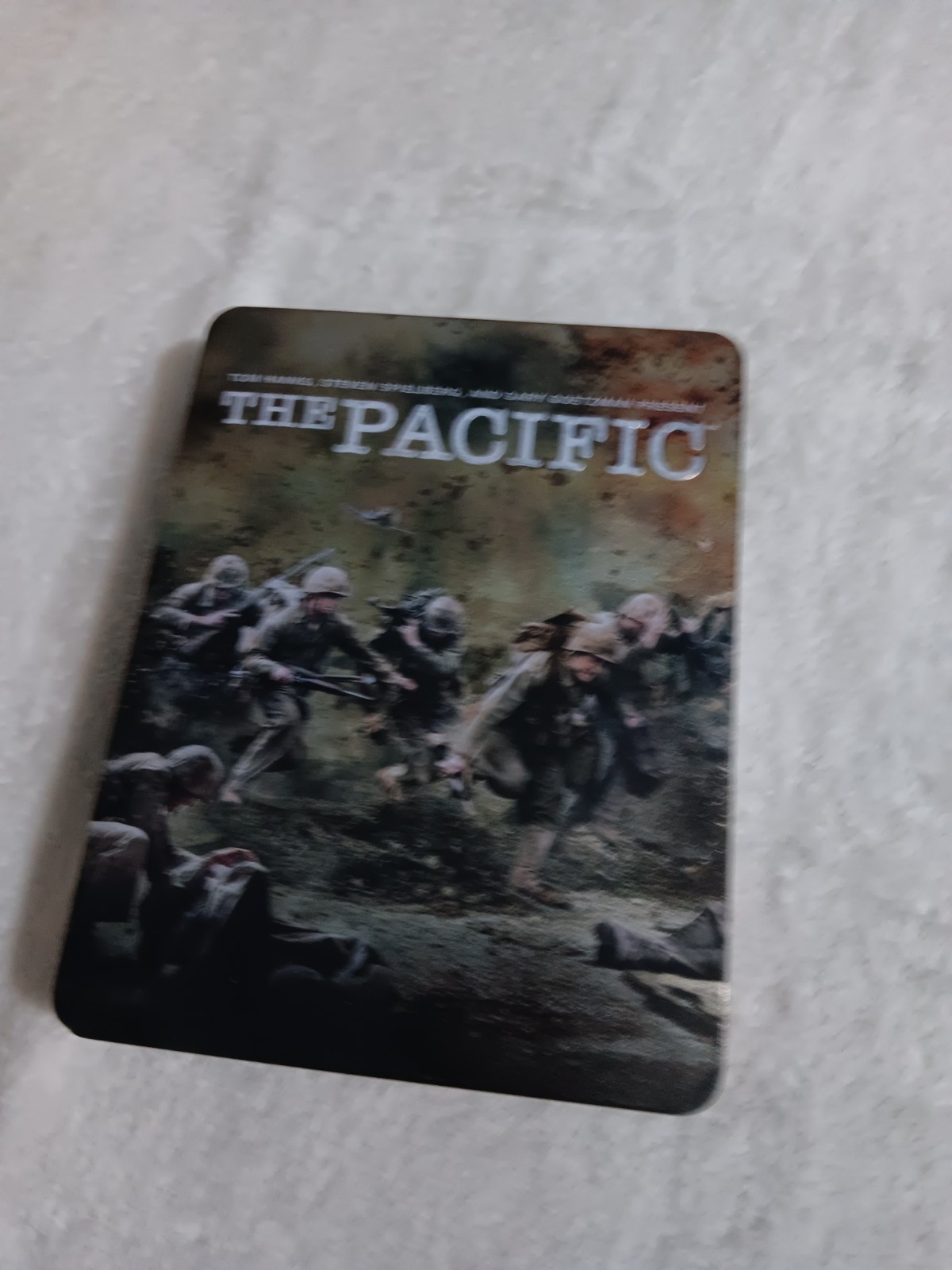 The Pacific (DVD, 2010) -- 6 DVD Set - Good Condition - In Tin The Pacific (DVD, 2010) -- 6 DVD Set - Good Condition - In Tin