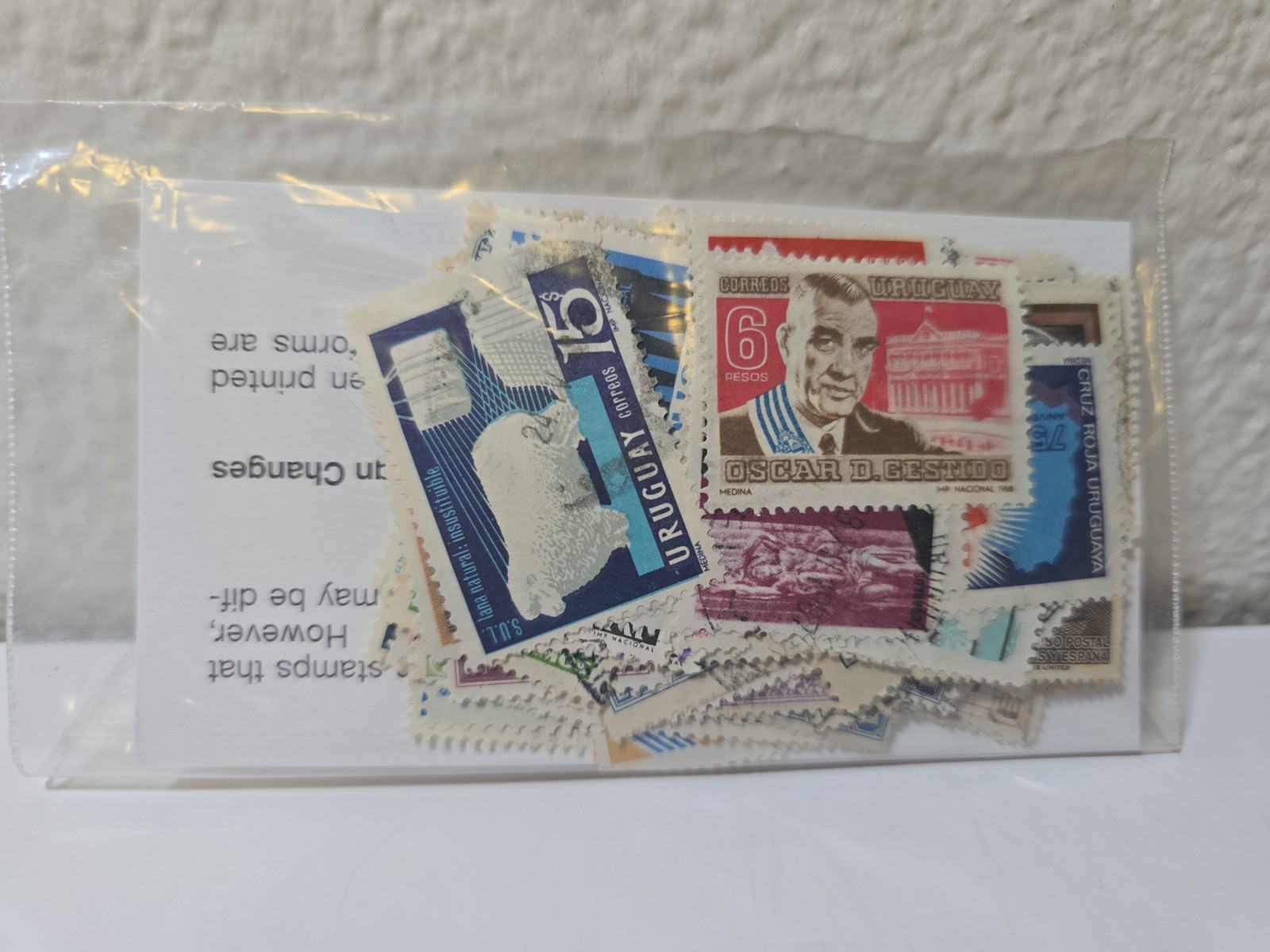 Joystamp: Unopened Worldwide Used Stamp Collection: 200 Uruguay Stamp All Dif