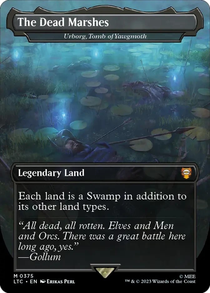 The Dead Marshes - Urborg, Tomb of Yawgmoth The Lord of Rings Playtest Card The Dead Marshes - Urborg, Tomb of Yawgmoth The Lord of Rings Playtest Card