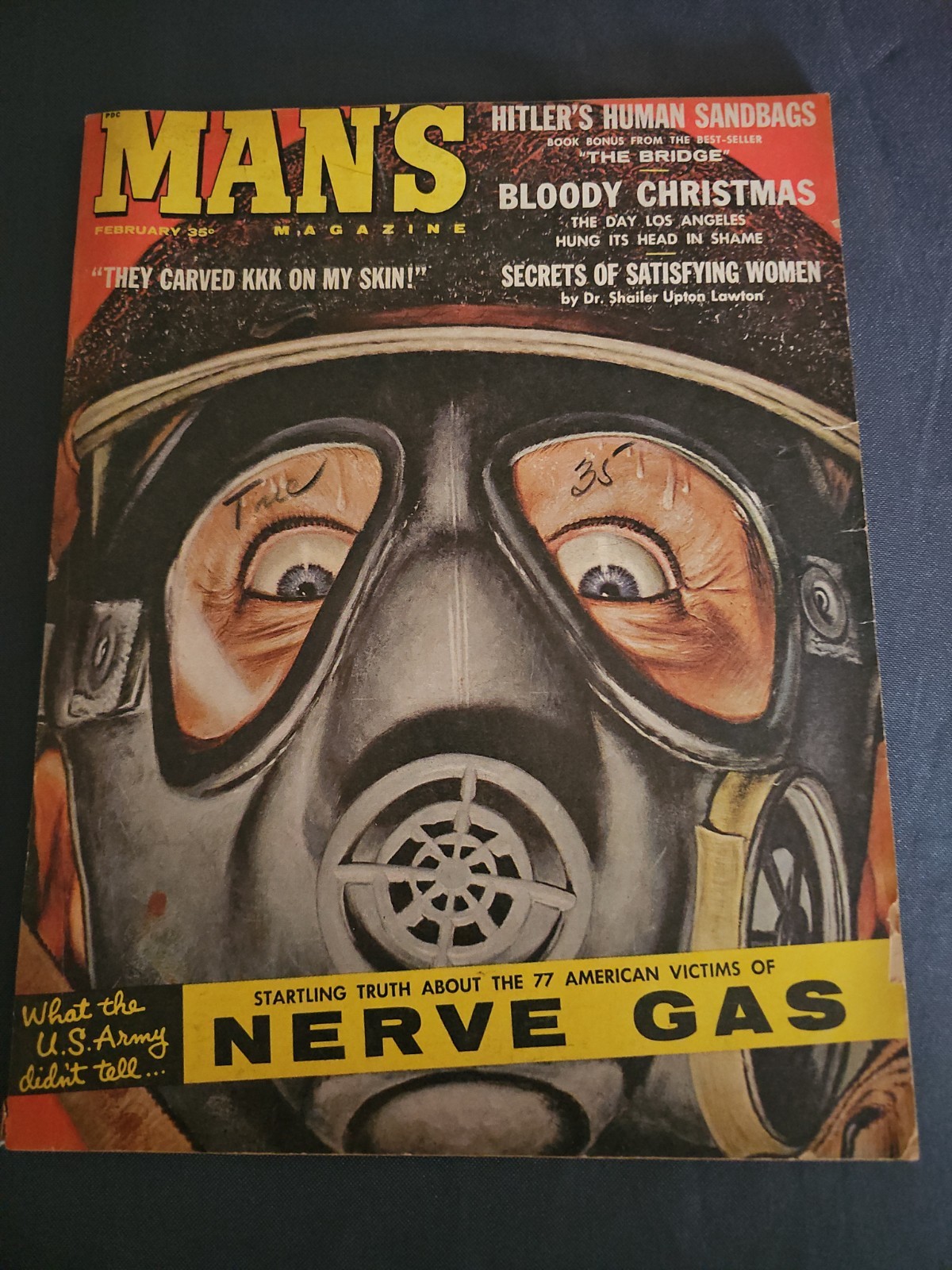 1961 February Man\'s Magazine Hitler Ray Brennan (MH88)