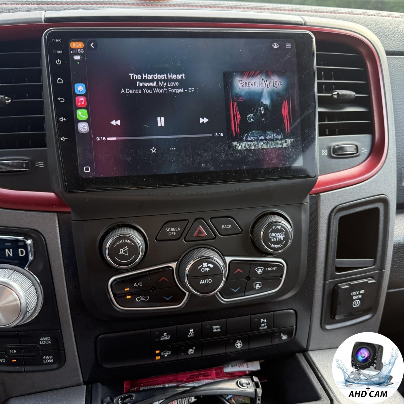 4+64G Upgrade Car Radio Stereo Carplay for Dodge Ram 1500 2500 2013-2018 9\