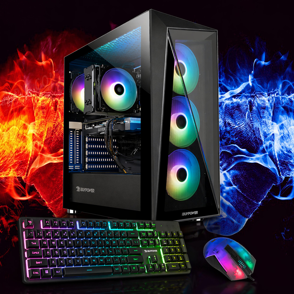 iBuyPower ARGB Gaming Desktop PC i7 32GB RAM 1TB SSD GTX 1070 Win11 WIFI iBuyPower ARGB Gaming Desktop PC i7 32GB RAM 1TB SSD GTX 1070 Win11 WIFI