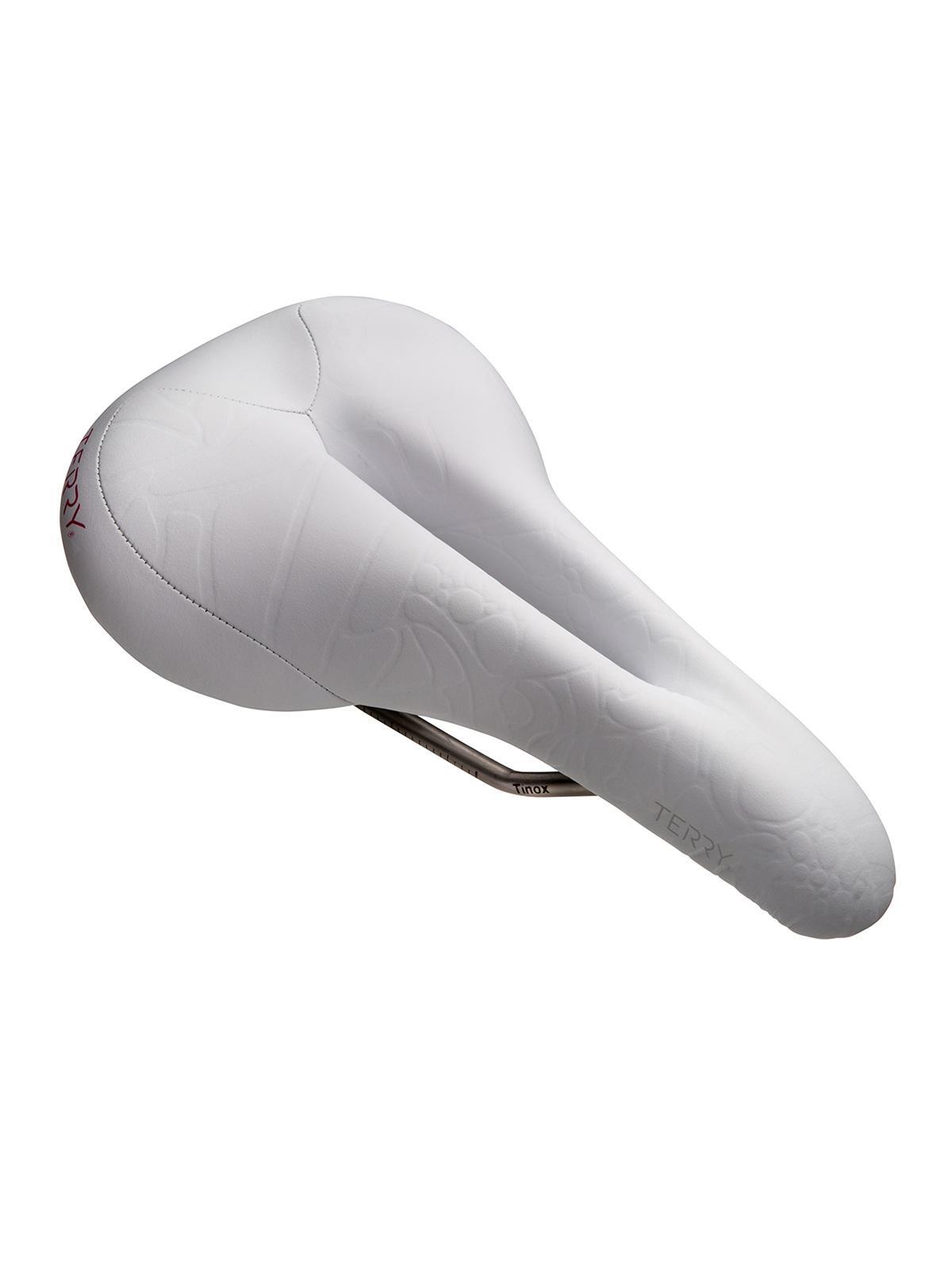 Terry Women\'s Butterfly Ti Bike Saddle Seat, Comfortable Center Cutaway, White Terry Women\'s Butterfly Ti Bike Saddle Seat, Comfortable Center Cutaway, White