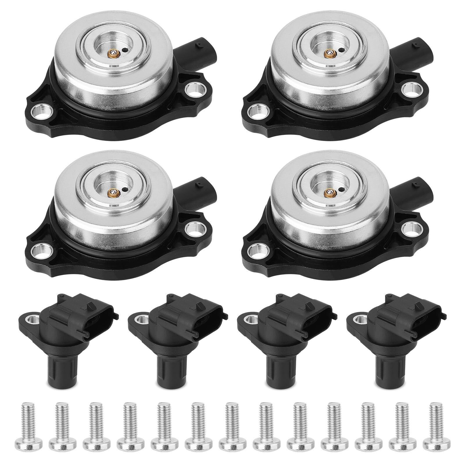 4 x Camshaft Position Sensors & Magnets For Mercedes-Benz ML350/E350 2729050043