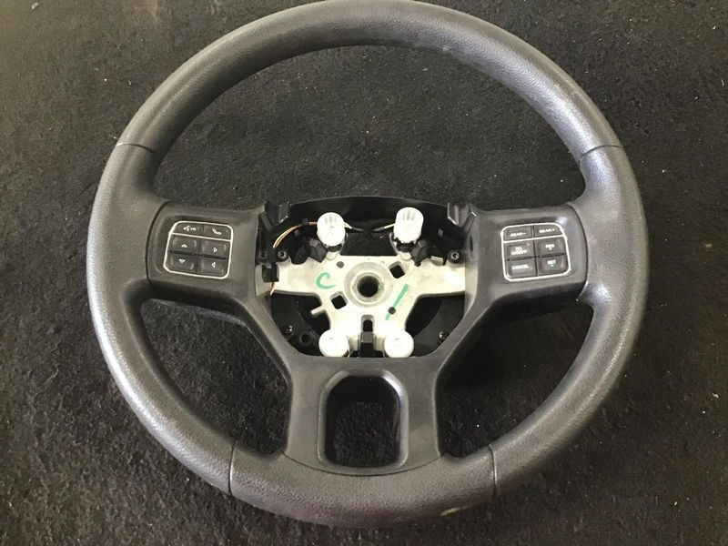 2013-2018 Dodge Ram 1500 2500 3500 Black Steering Wheel Assembly OEM