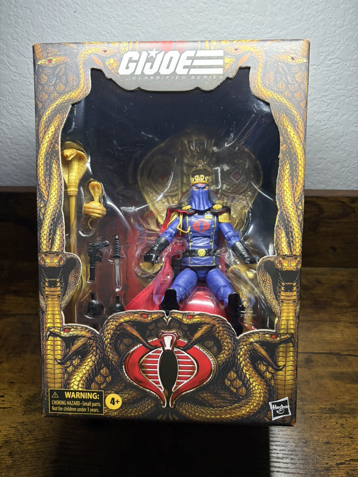 G.I. Joe Classified Series - Deluxe Cobra Commander in Dress Uniform **IN HAND** G.I. Joe Classified Series - Deluxe Cobra Commander in Dress Uniform **IN HAND**