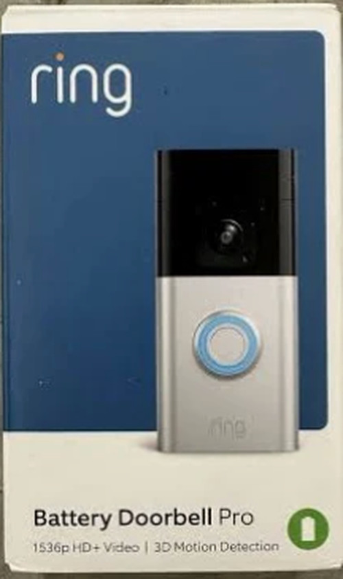 Ring Battery Doorbell Pro, never used, in box