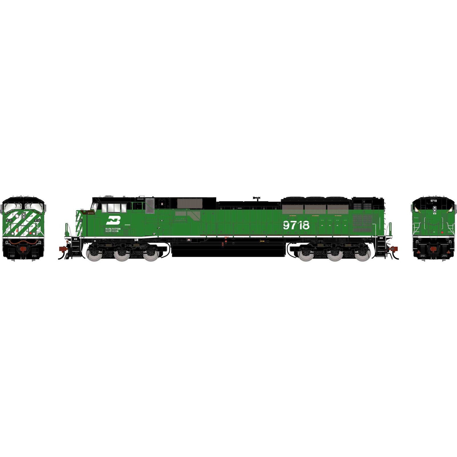 NEW ATHEARN GENESIS HO BN BURLINGTON NORTHERN LEGENDARY LIVERIES SD90MAC - 8718