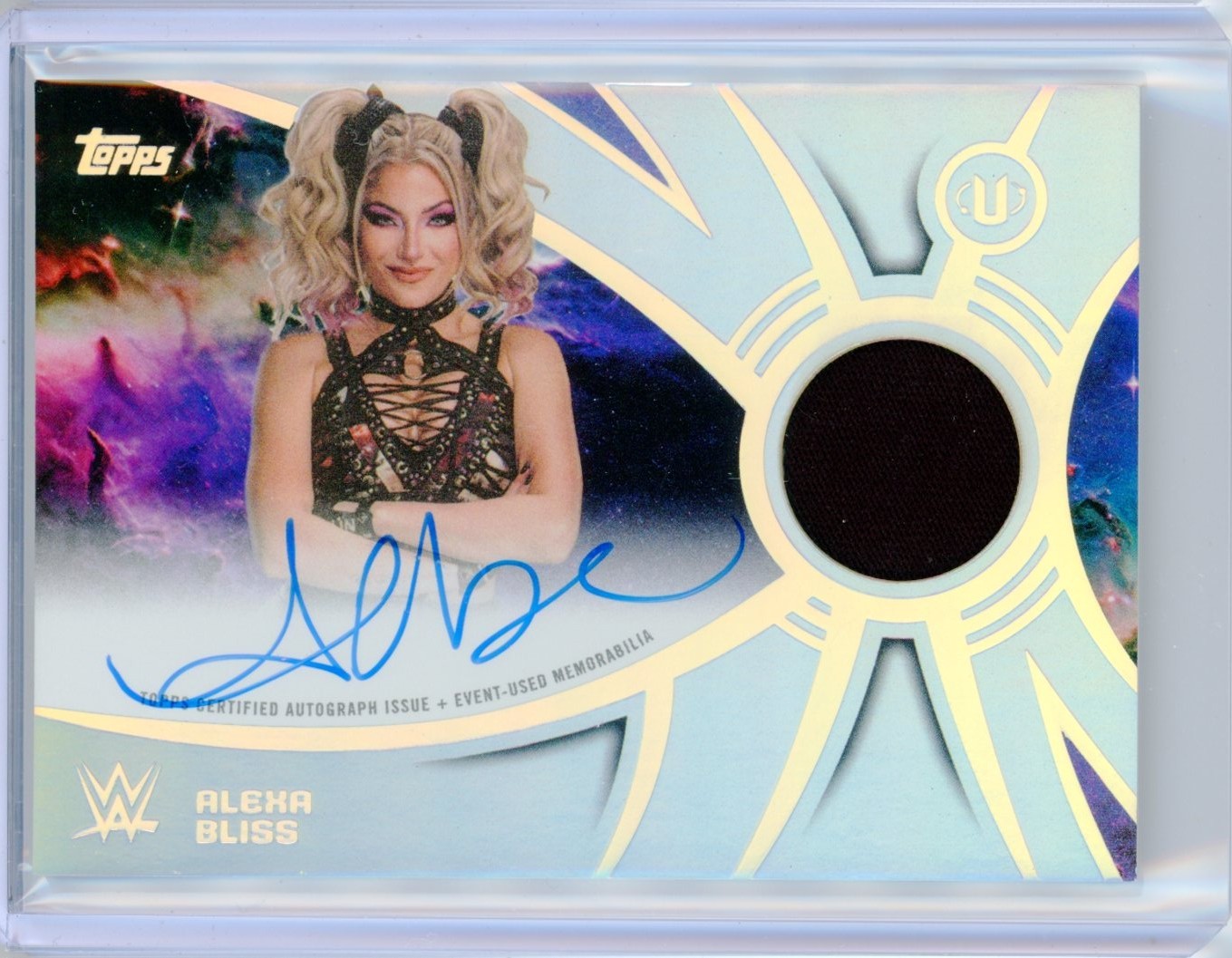 2026 Topps Universe WWE ALEXA BLISS Autograph AUTO Event-Used Relic Material 2026 Topps Universe WWE ALEXA BLISS Autograph AUTO Event-Used Relic Material