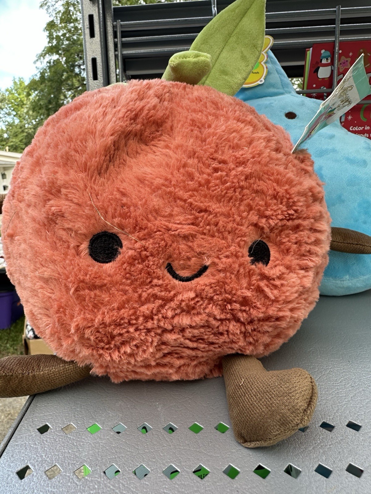Linzy Toys Marshalls Orange Fruit Plush w/ Leaf Washable Small 2025 MPN 55132 Linzy Toys Marshalls Orange Fruit Plush w/ Leaf Washable Small 2025 MPN 55132