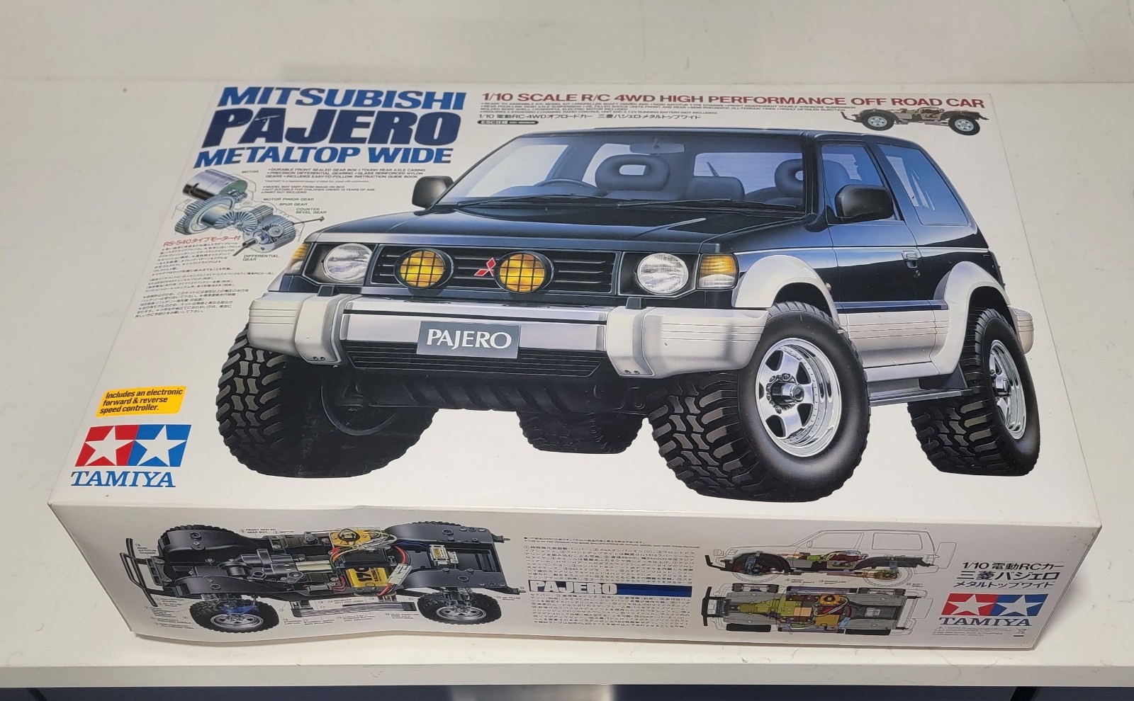 Tamiya 49490 Mitsubishi Pajero Metaltop Wide CC-01 1/10 NOS Open Box