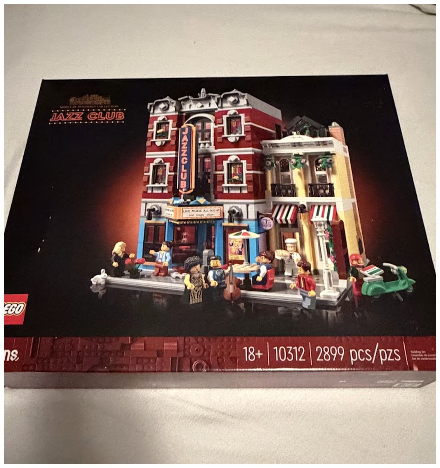 LEGO Icons 10312 Jazz Club Modular Building 2899pc NEW SEALED RETIRED LEGO Icons 10312 Jazz Club Modular Building 2899pc NEW SEALED RETIRED