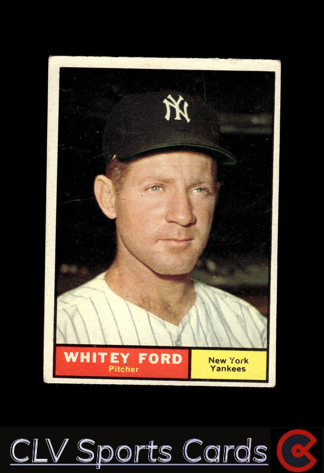 1961 Topps #160 Whitey Ford 1961 Topps #160 Whitey Ford