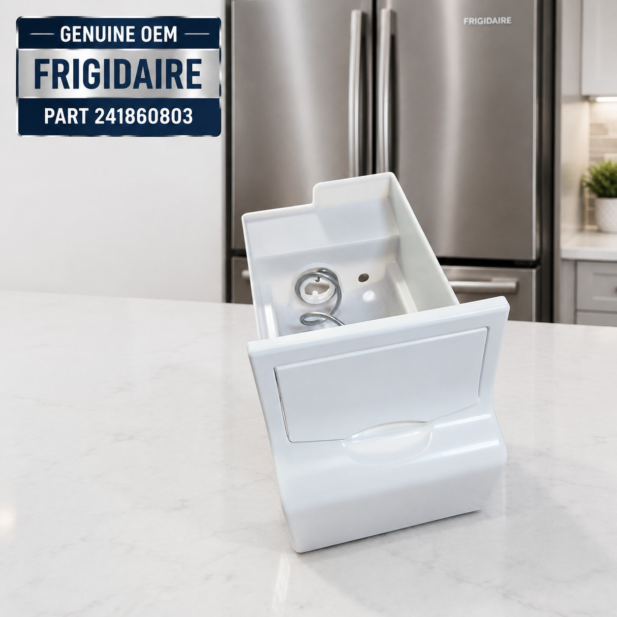 New Genuine OEM Electrolux Frigidaire Refrigerator Ice Container 241860803