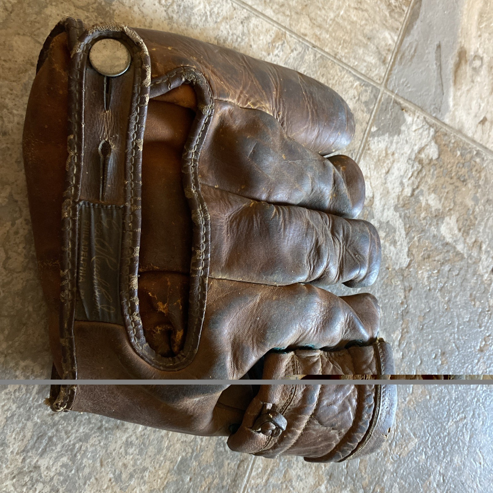Vintage 1950s Geo.A.Reach Leather Baseball Glove Fielders Mitt Major League Vintage 1950s Geo.A.Reach Leather Baseball Glove Fielders Mitt Major League