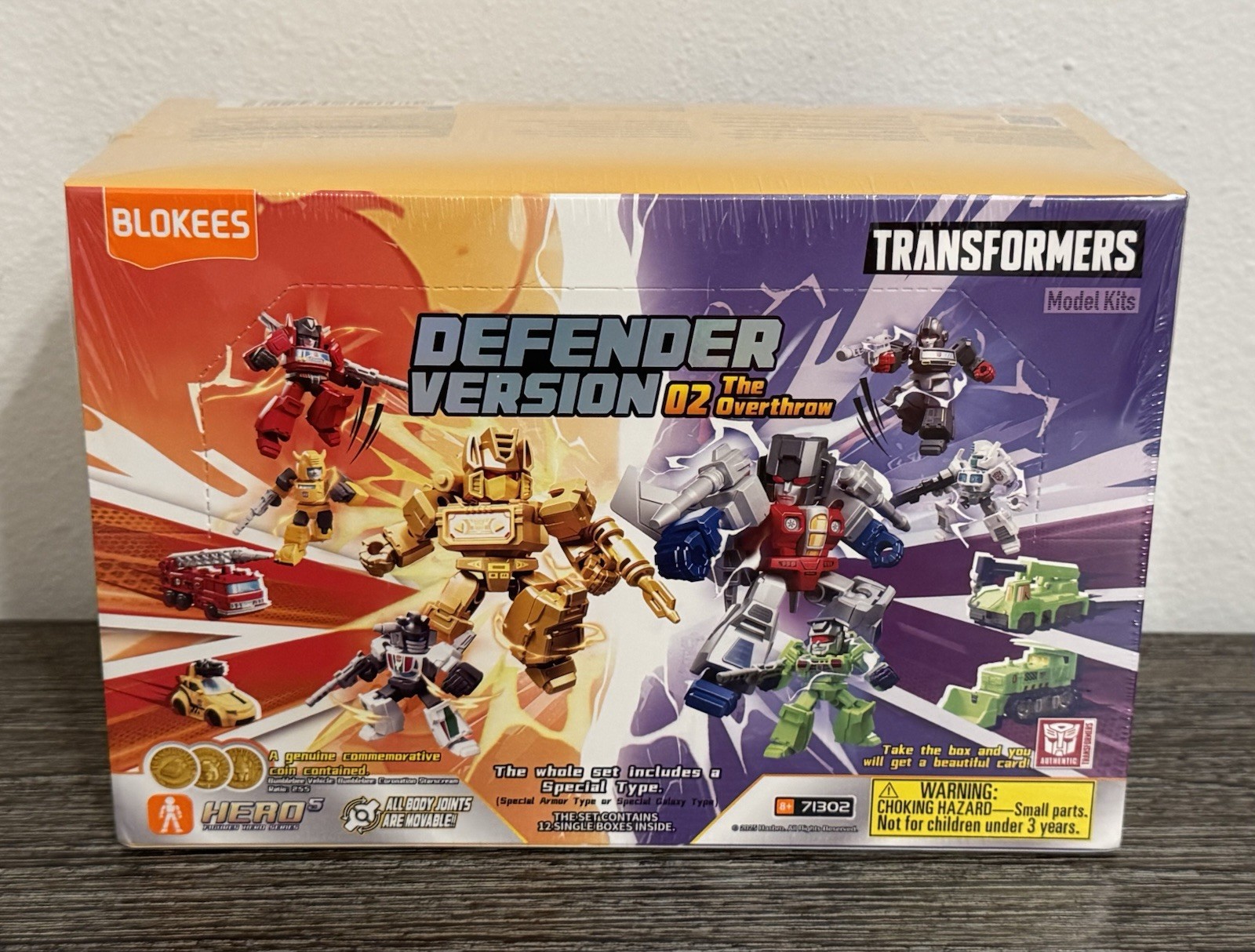 Blokees Transformers Defender Version 02 The Overthrow MiniFigure Box Of 12 NEW
