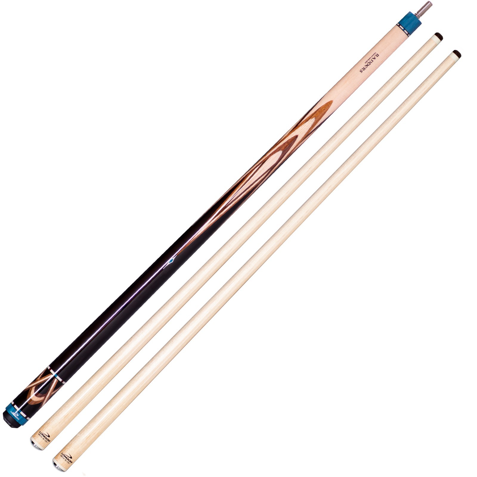 Longoni Randers Carom 3-Cushion Cue No Wrap - with 2 S20 E71 Shafts