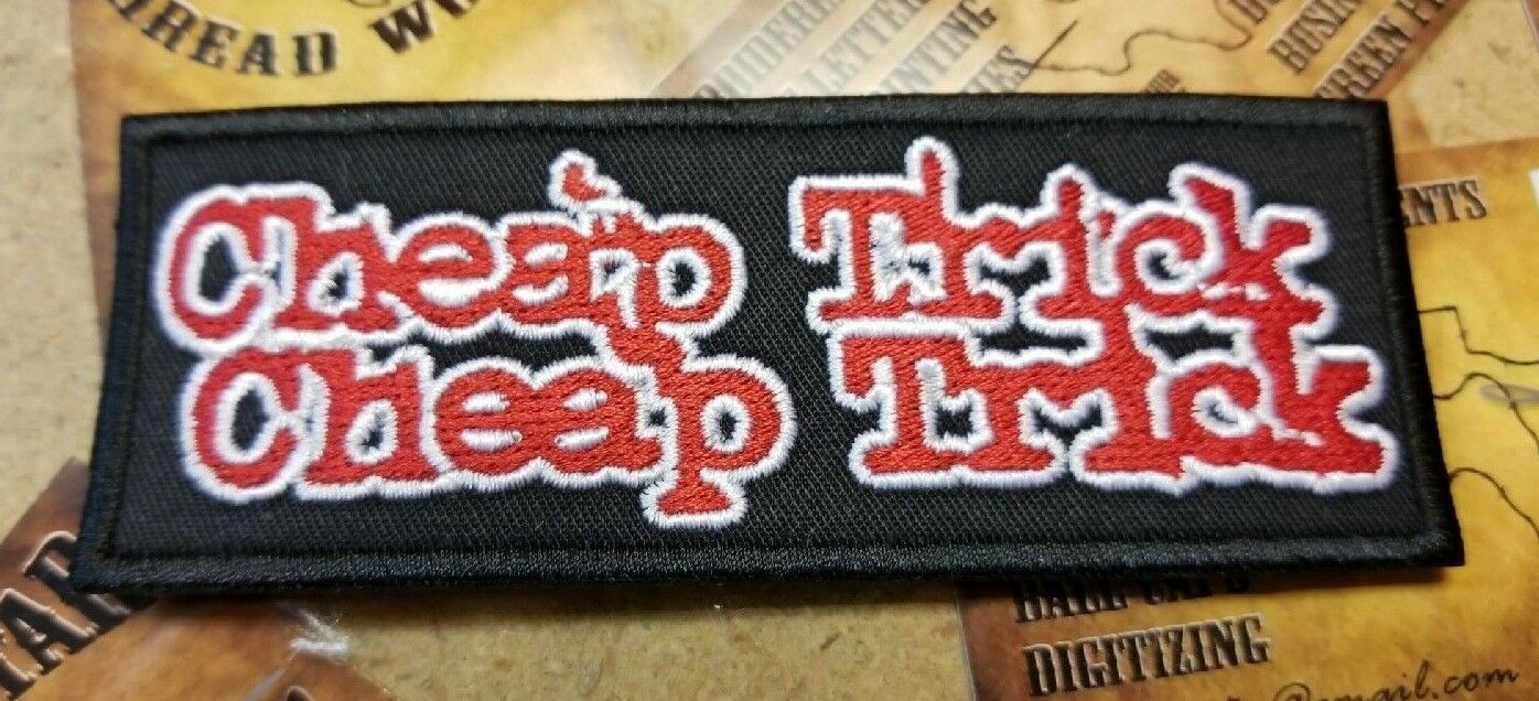EMBROIDERED CHEAP TRICK ROCK BAND PATCH (Made To Order)