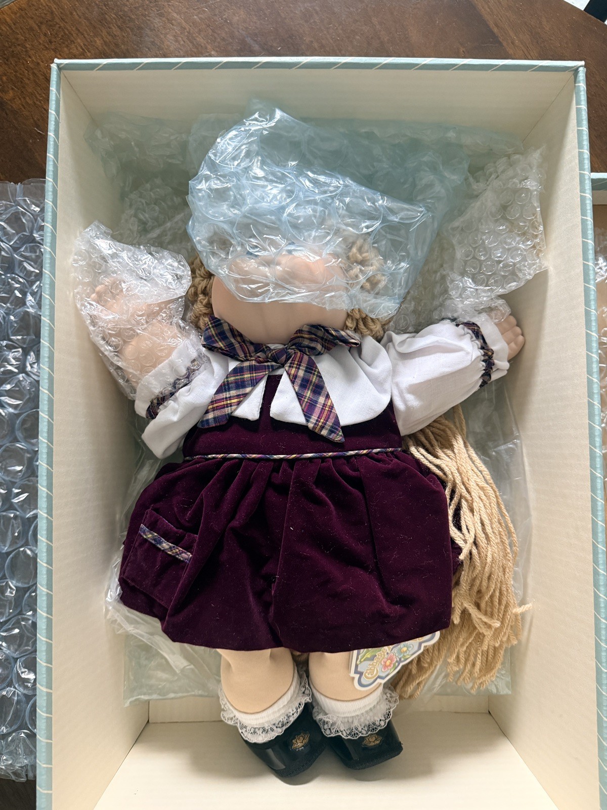 1985 Vintage DELLA FRANCES Porcelain Cabbage Patch Kids Doll  #4885 Mint w/ Box