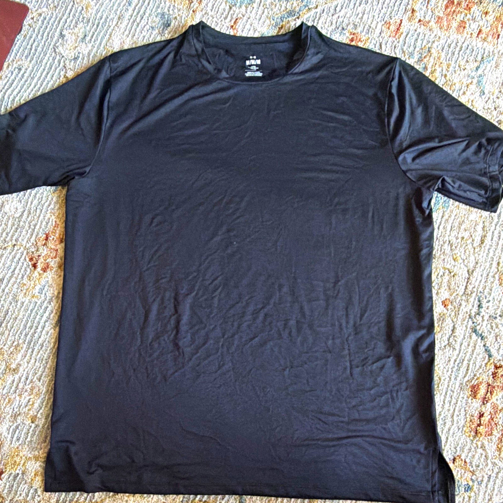 Under Armour Men’s Black Loose Fit Crew Neck Stretch T-Shirt Short Sleeve M Under Armour Men’s Black Loose Fit Crew Neck Stretch T-Shirt Short Sleeve M