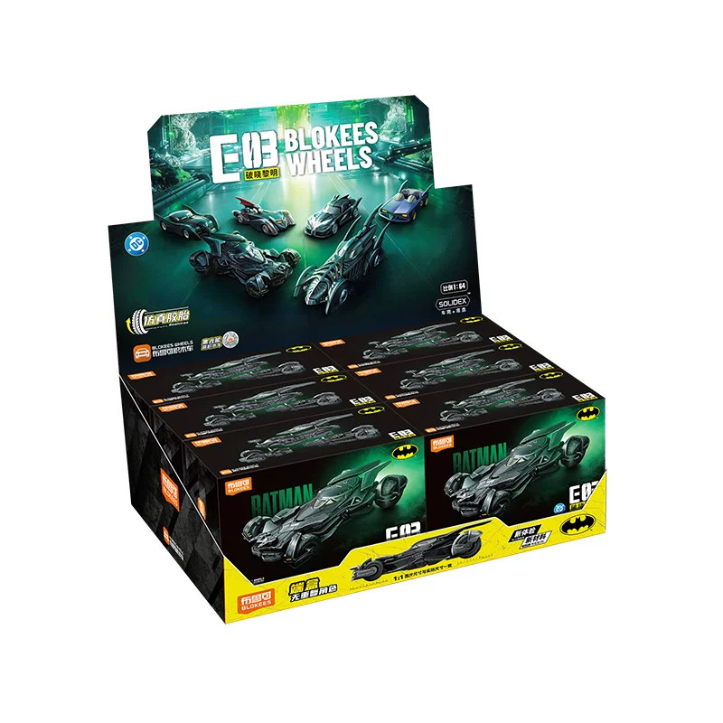 Blokees DC Heros Batman Wheels E03 Batmobile 1:64 Vehicle Single Box/Whole Set