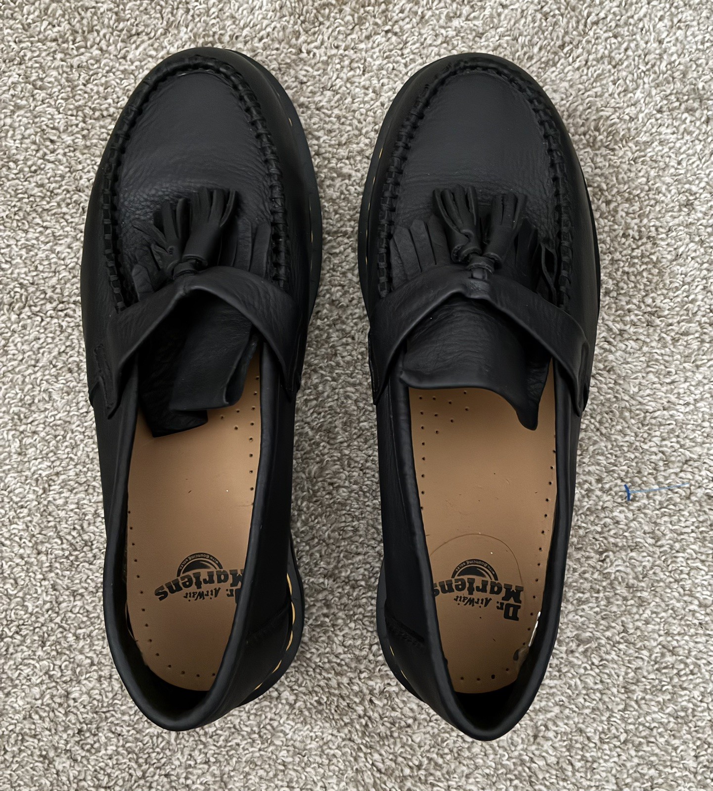 Doc Martins Adrian YS Black Loafers Size 10.5