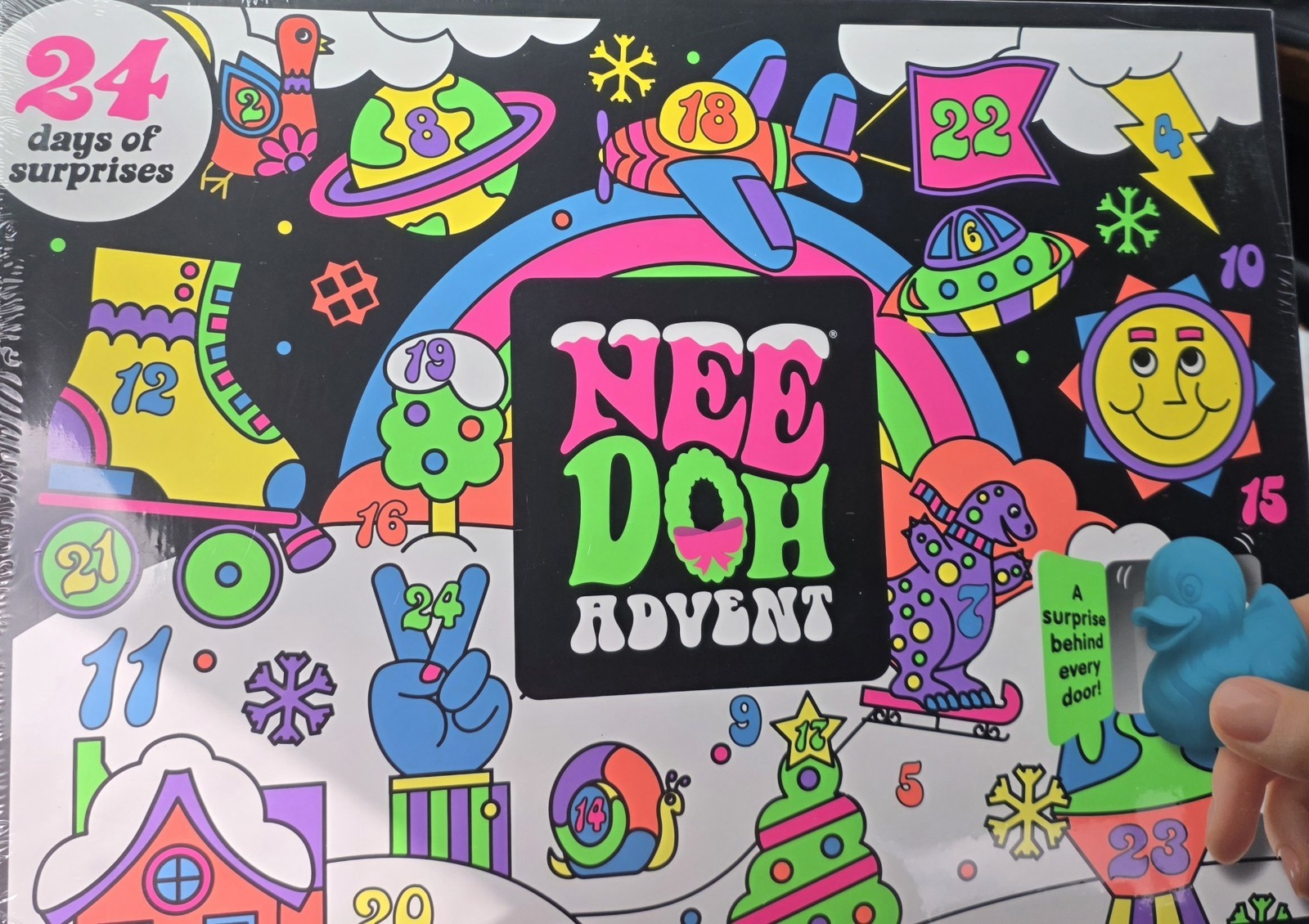 NeeDoh Christmas Advent Calendar 2026 NEW Rare Authentic Schylling SEALED NeeDoh Christmas Advent Calendar 2026 NEW Rare Authentic Schylling SEALED