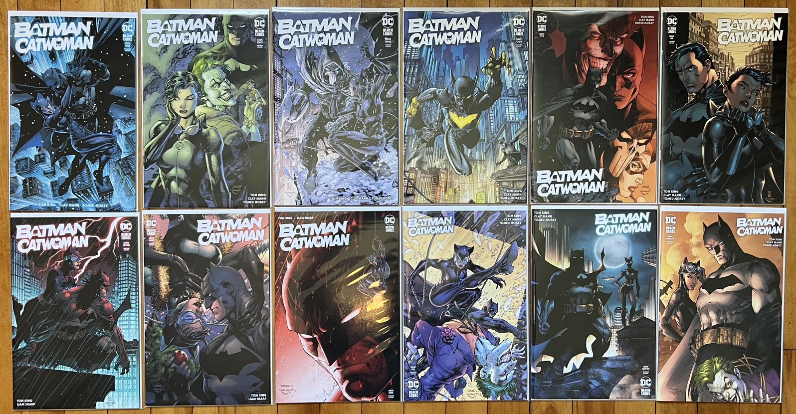 Batman Catwoman Complete 12 Issue Series (DC Comics, Black Label) Variant Covers Batman Catwoman Complete 12 Issue Series (DC Comics, Black Label) Variant Covers