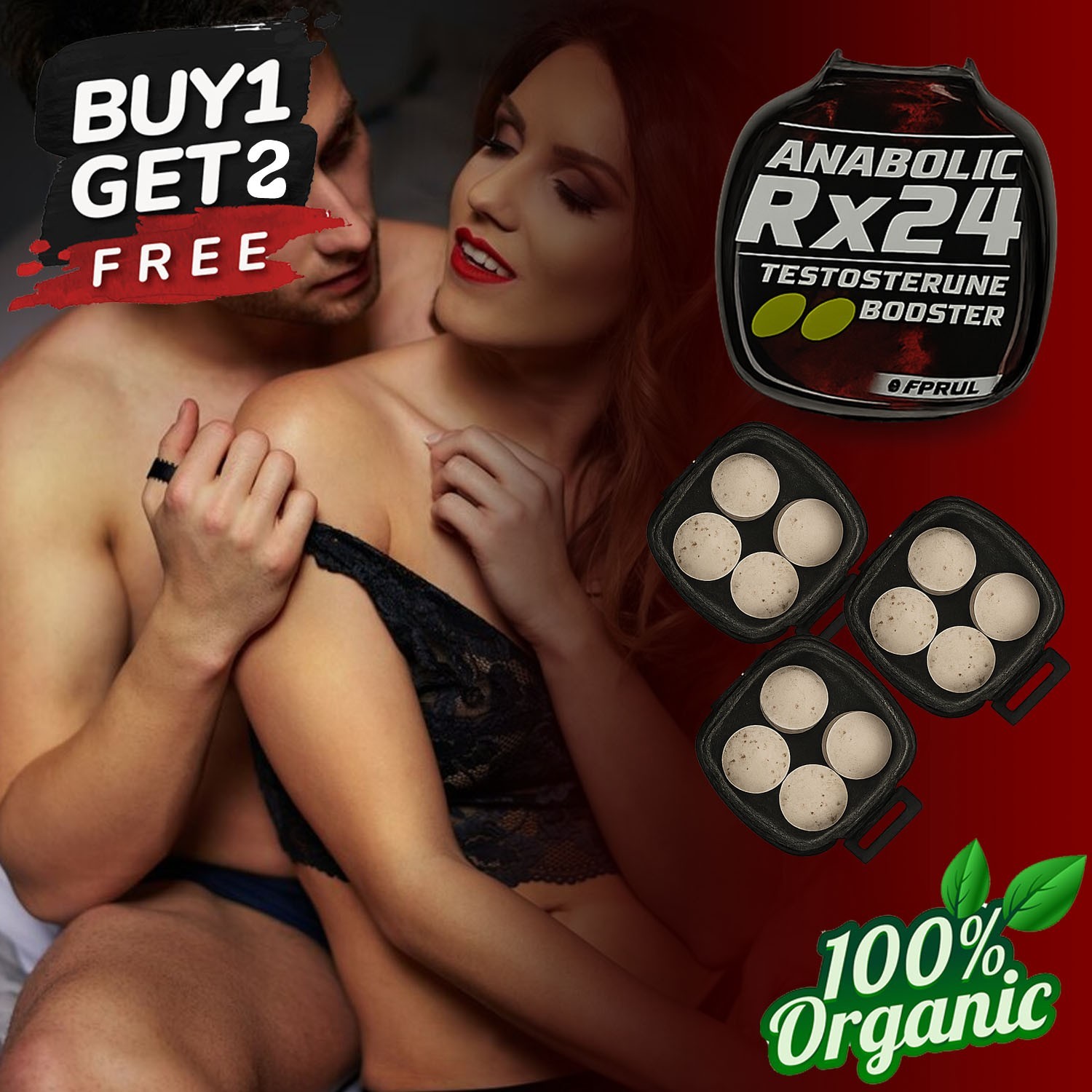 Anabolic RX24 12 Pills Extra Stamina Booster Pills Bed Powers Men