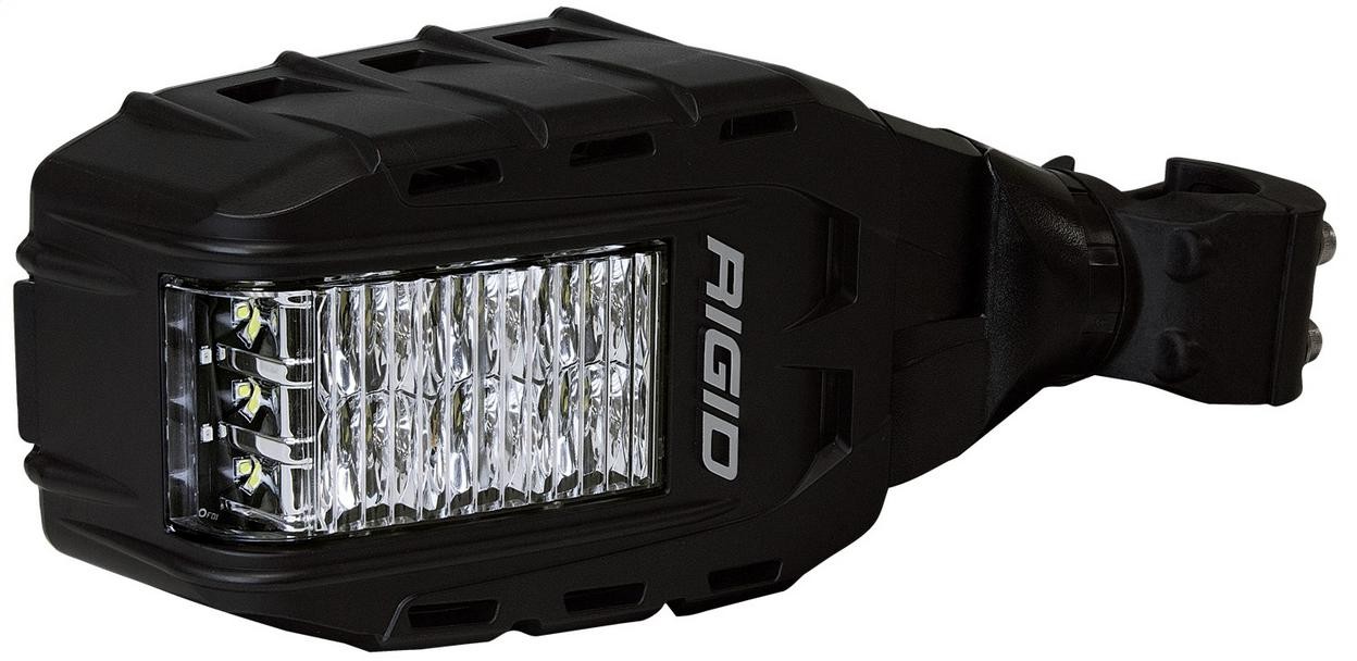 RIGID Industries 64011 Reflect Side Mirror With Integrated LED Light And Amber S