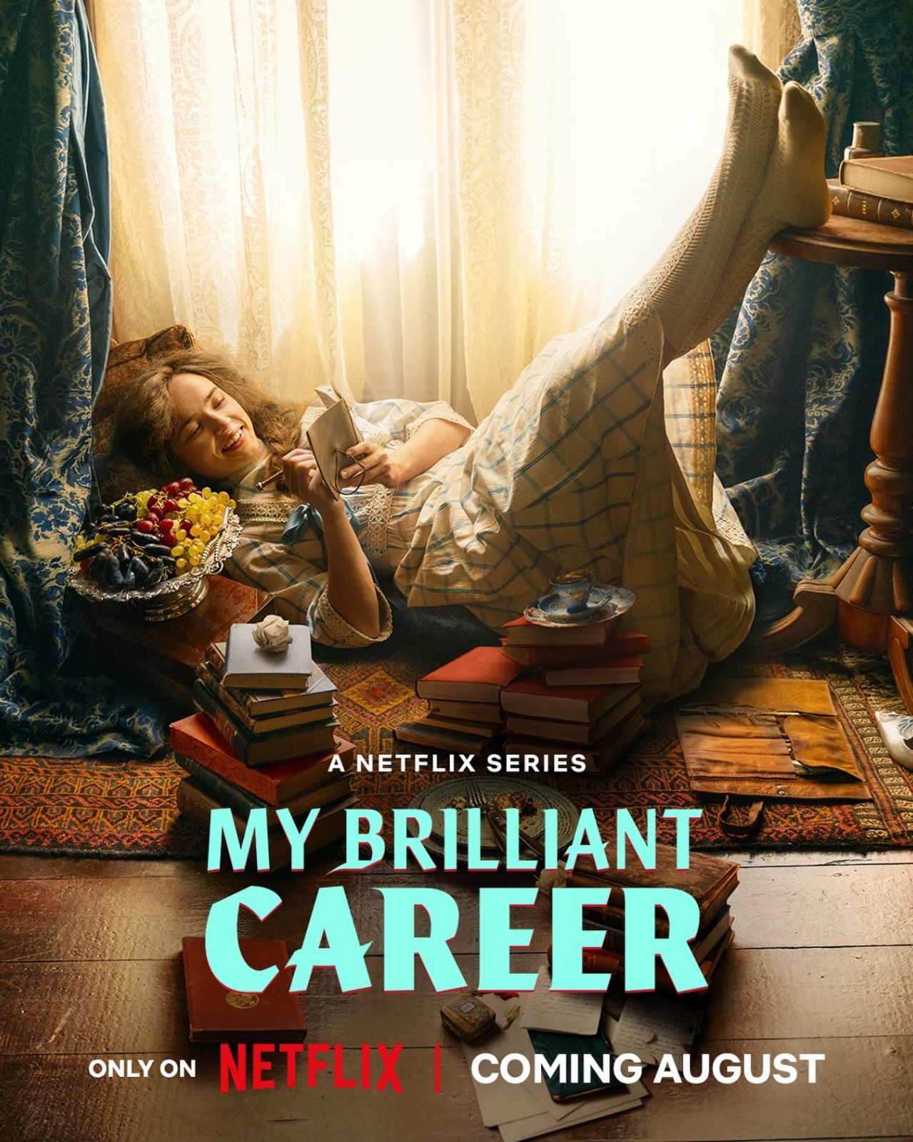 My Brilliant Career Netflix Series Poster Vintage Drama Wall Art