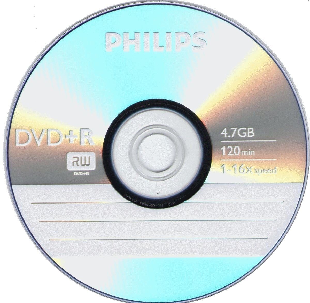 10 PHILIPS Blank DVD+R Plus R Logo Branded 16X 4.7GB Media Disc 10 PHILIPS Blank DVD+R Plus R Logo Branded 16X 4.7GB Media Disc