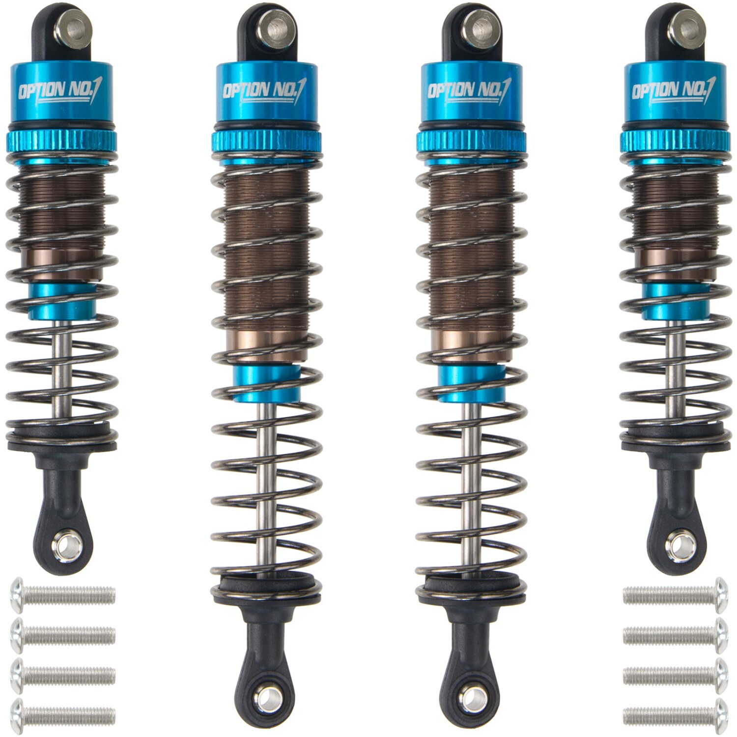Aluminium Oil Shocks Absorbers Damper Set for Tamiya BB-01 Chassis BBX RC Parts